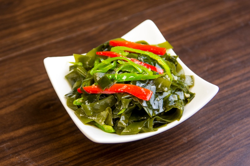 ca16. seaweed salad with garlic 蒜蓉海带丝
